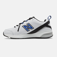 608v5 | New Balance Shoes White/Team Royal and Black - Men