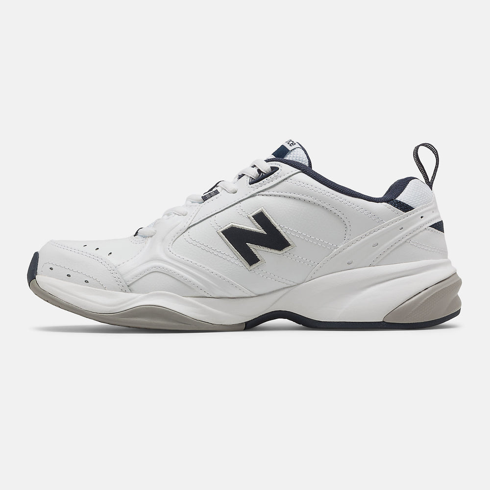 Men 624 | New Balance Shoes White/Navy - Men