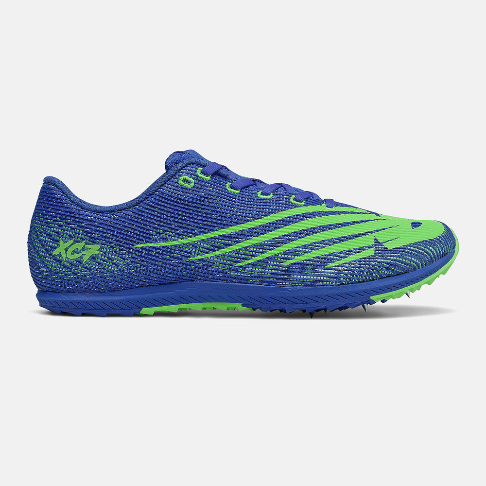 XC Seven v3 | New Balance Shoes Cobalt Blue/Lime Green - Men