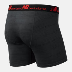 NB Dry 6 Inch Boxer Brief 2 Pack | New Balance Accessories Black/Red - Men