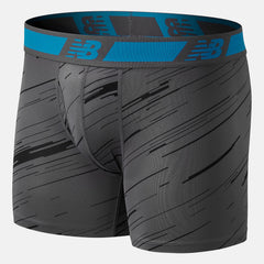 NB Dry 6 Inch Boxer Brief 2 Pack | New Balance Accessories Black/Lead - Men