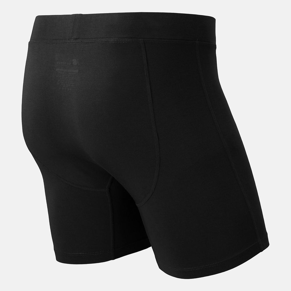 Premium 6 Inch Boxer Brief 1 Pair | New Balance Accessories Black - Men