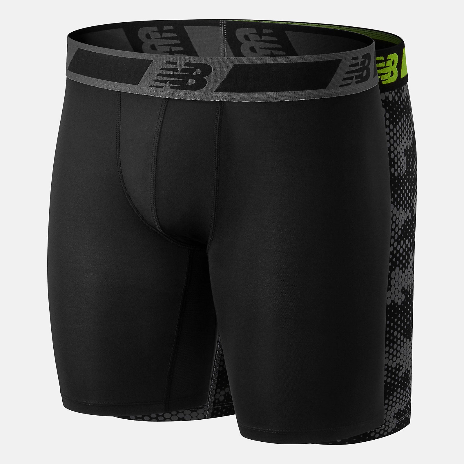 Men Dry/Fresh 9 Inch Brief 2 Pack | New Balance Accessories Black/Black Camo - Men