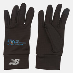 Marathon Heavyweight Grid Fleece Gloves | New Balance Accessories Black - Women/Men