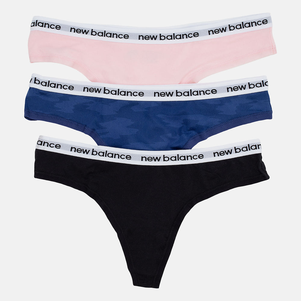 Eversoft Thong 3 Pack | New Balance Accessories Black - Women
