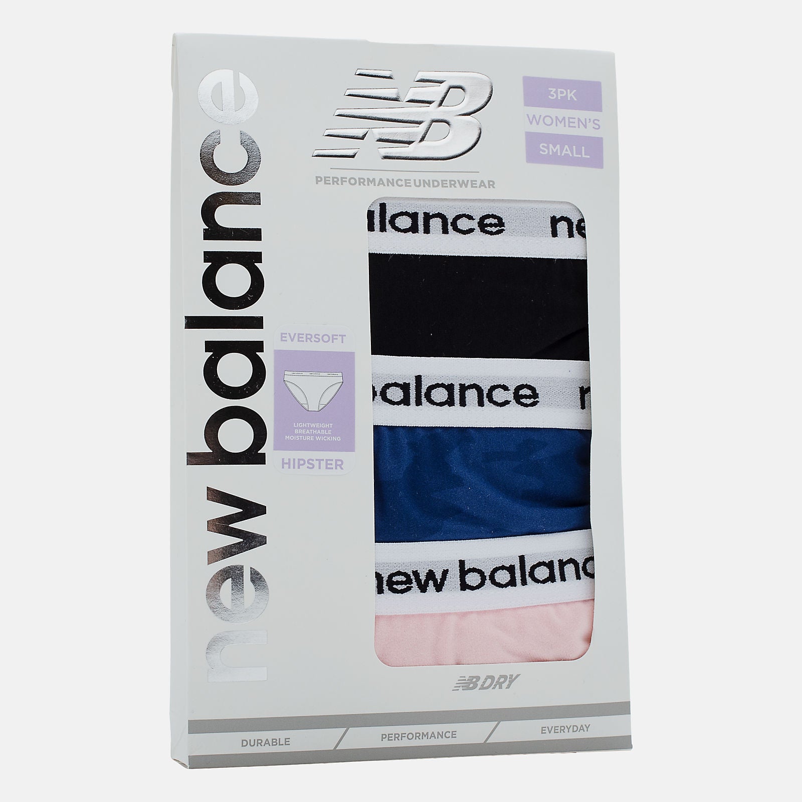 Eversoft Hipster 3 Pack | New Balance Accessories Black - Women