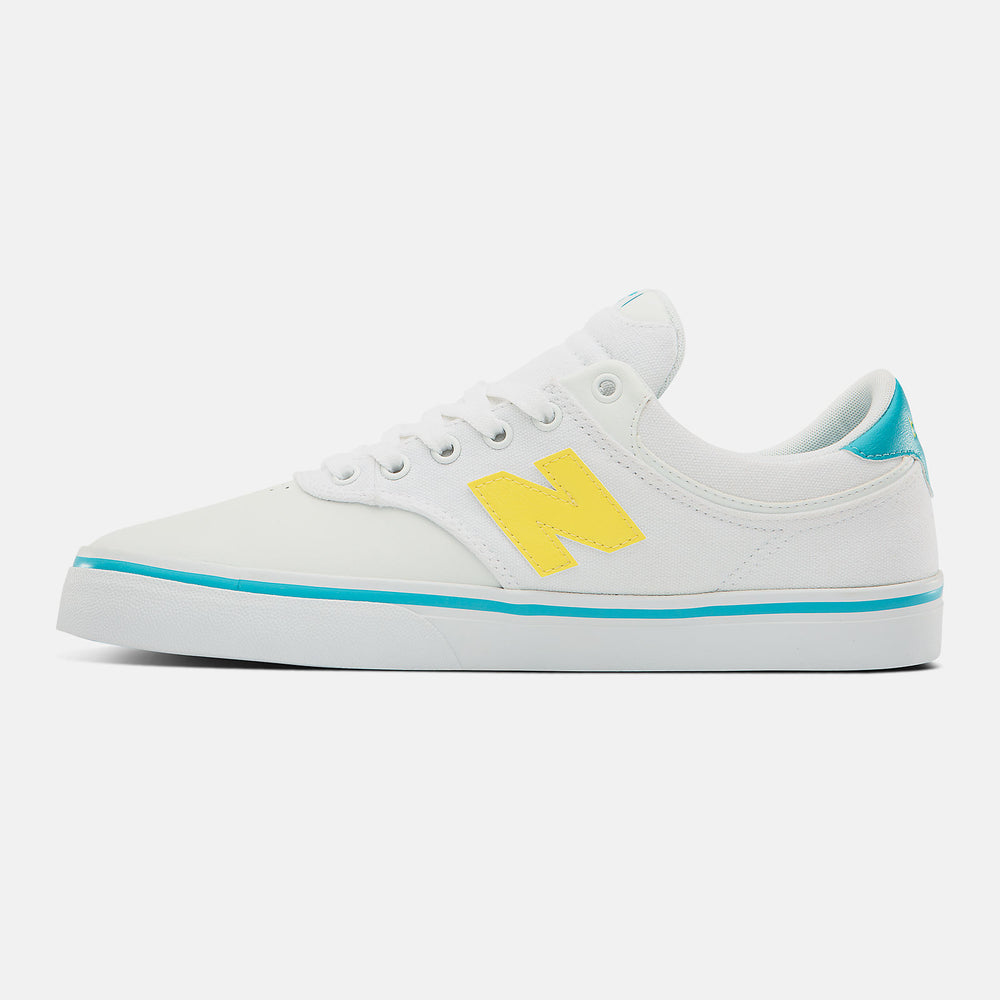 Numeric 255 | New Balance Shoes White/Yellow - Women/Men