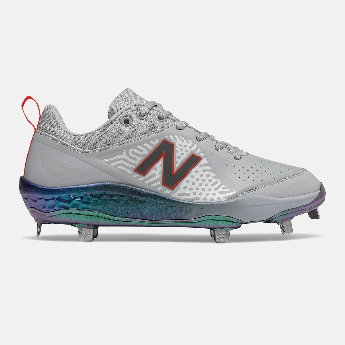 Fresh Foam Velo v2 VIP | New Balance Shoes Grey/Flame and Iridescent - Women