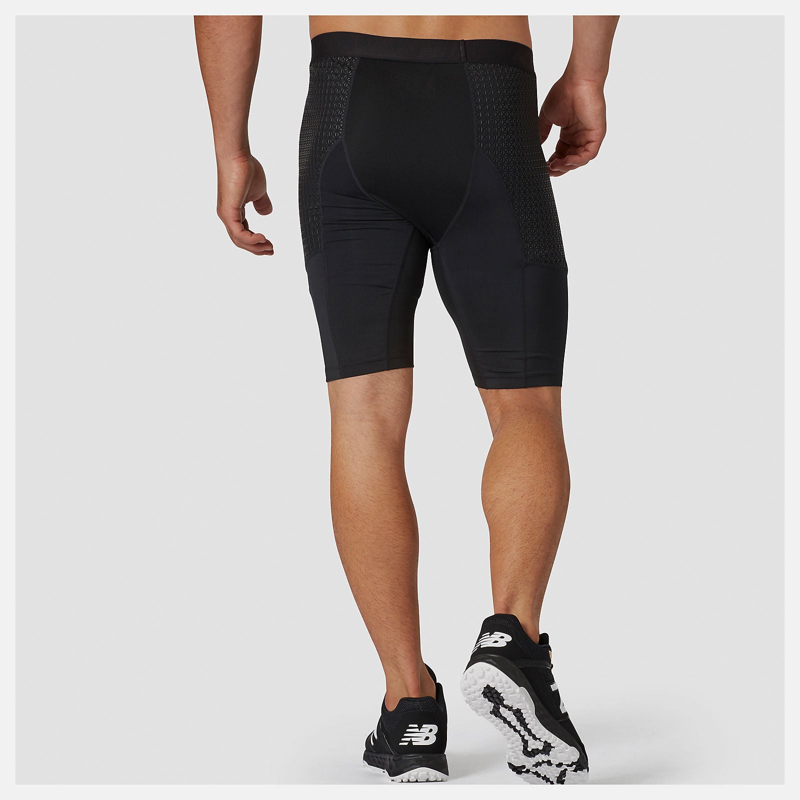 4040 Compression Slider Short | New Balance Clothing Team Black - Men