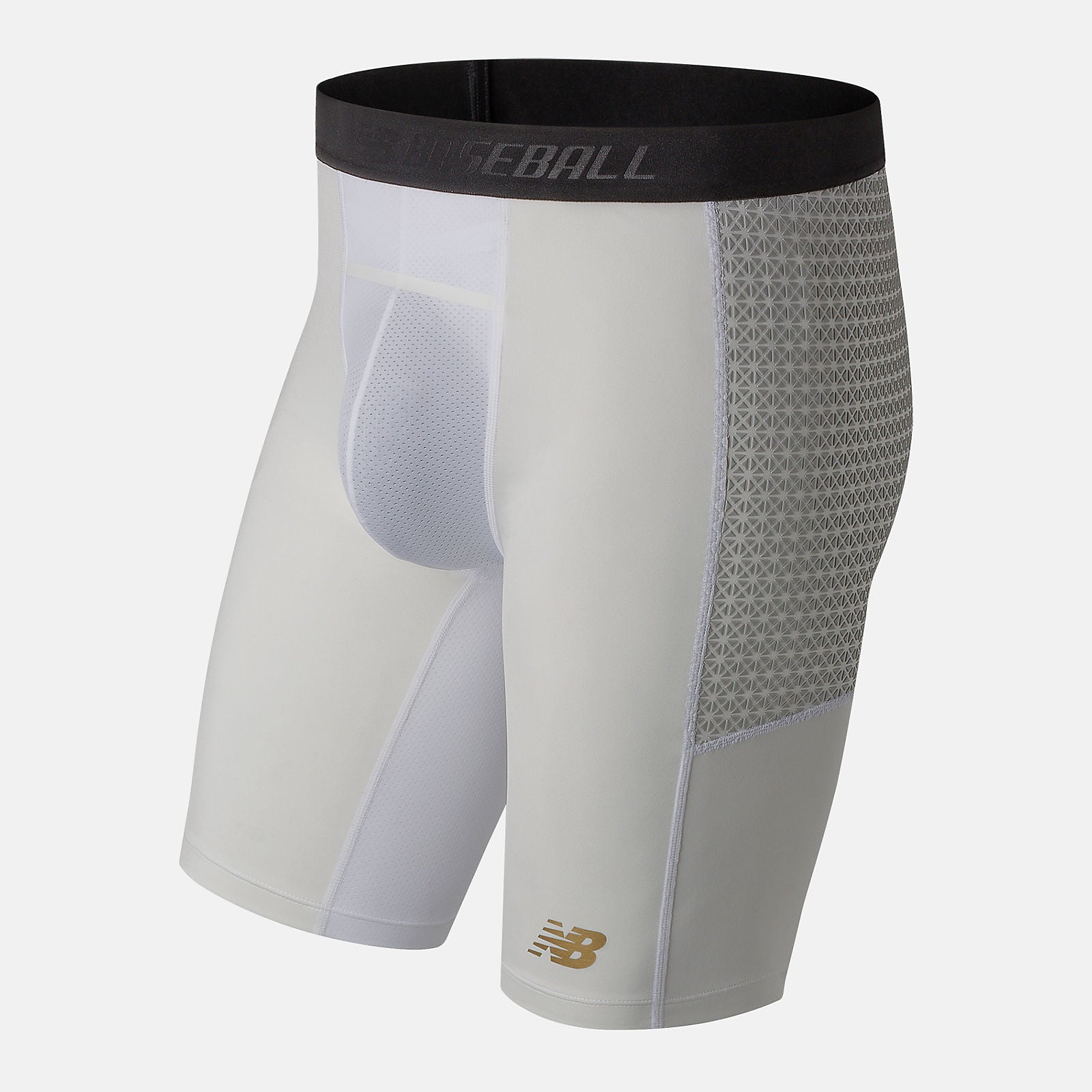 4040 Compression Slider Short | New Balance Clothing White - Men