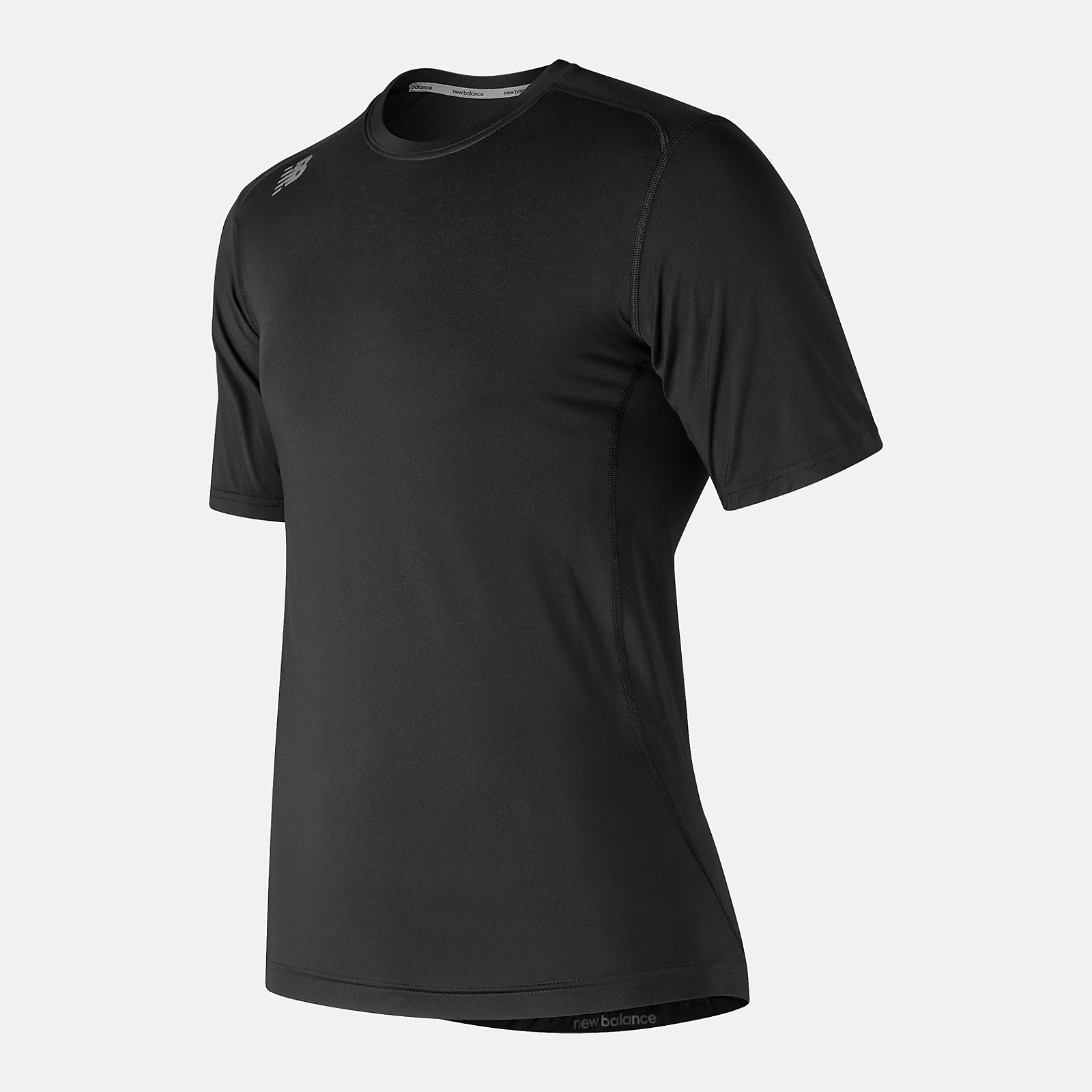 NB SS Compression Top | New Balance Clothing Team Black - Men