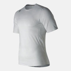 NB SS Compression Top | New Balance Clothing White - Men