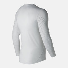 NB LS Compression Top | New Balance Clothing White - Men