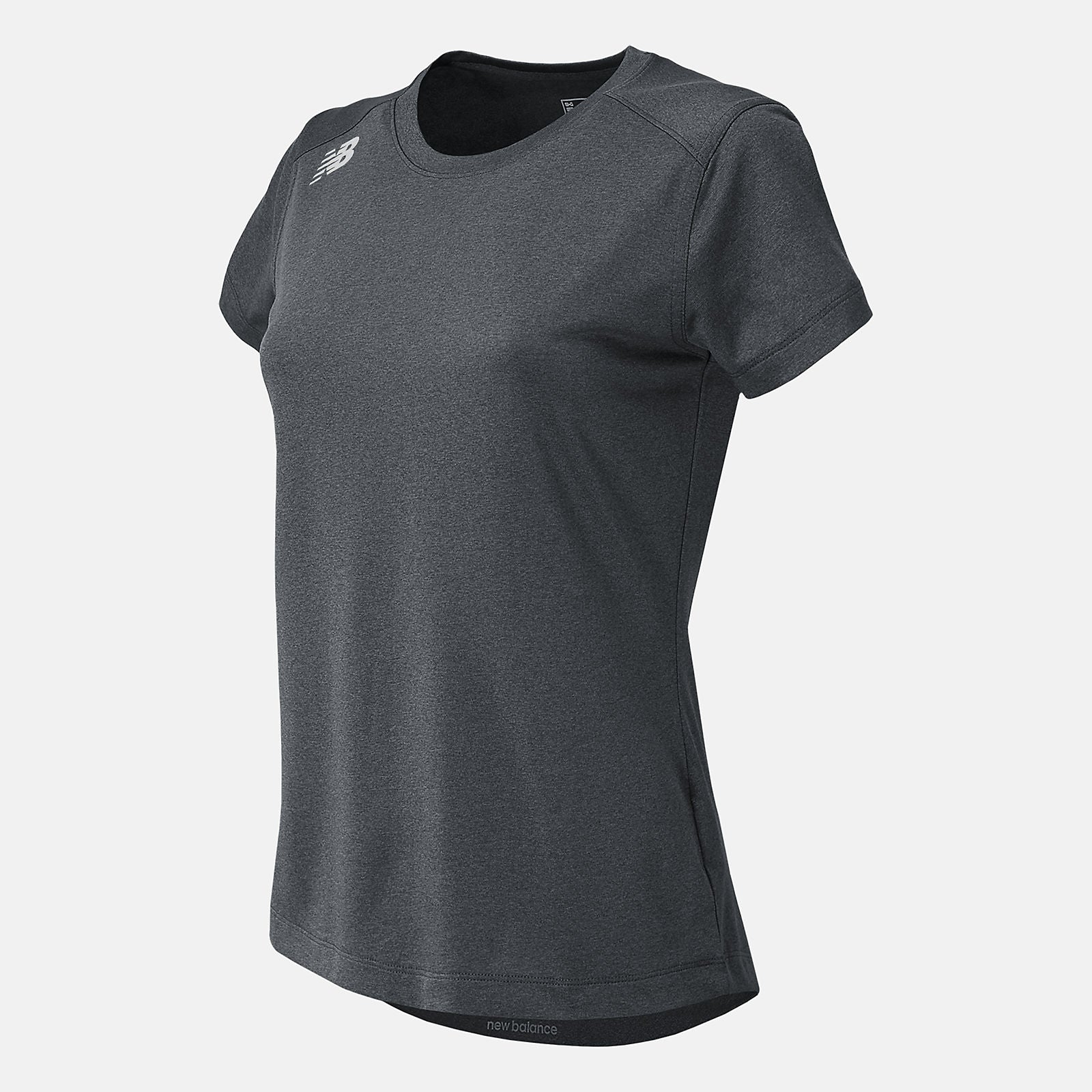 NB Short Sleeve Tech Tee | New Balance Clothing Dark Heather Grey - Women
