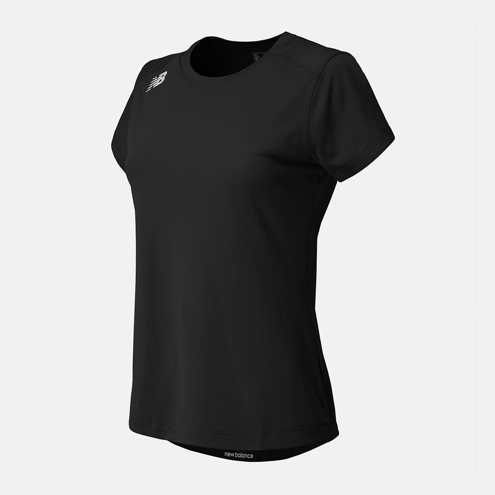 NB Short Sleeve Tech Tee | New Balance Clothing Team Black - Women