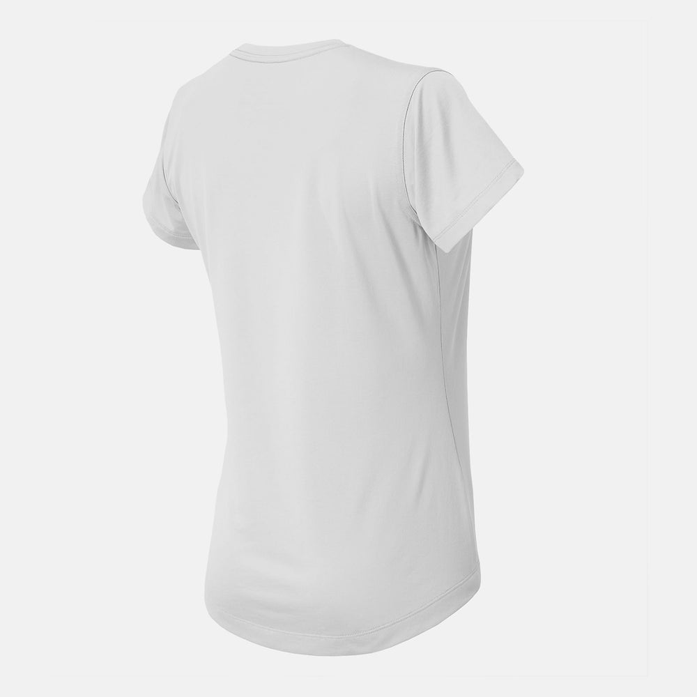 NB Short Sleeve Tech Tee | New Balance Clothing White - Women