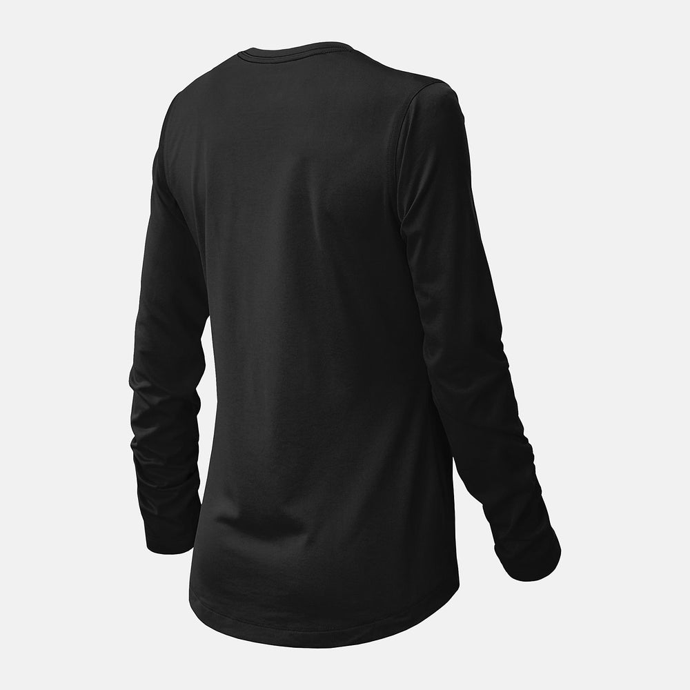 NB Long Sleeve Tech Tee | New Balance Clothing Team Black - Women