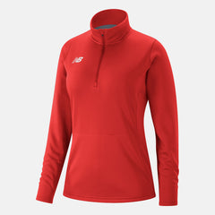 Women Thermal Half Zip | New Balance Clothing Team Red - Women