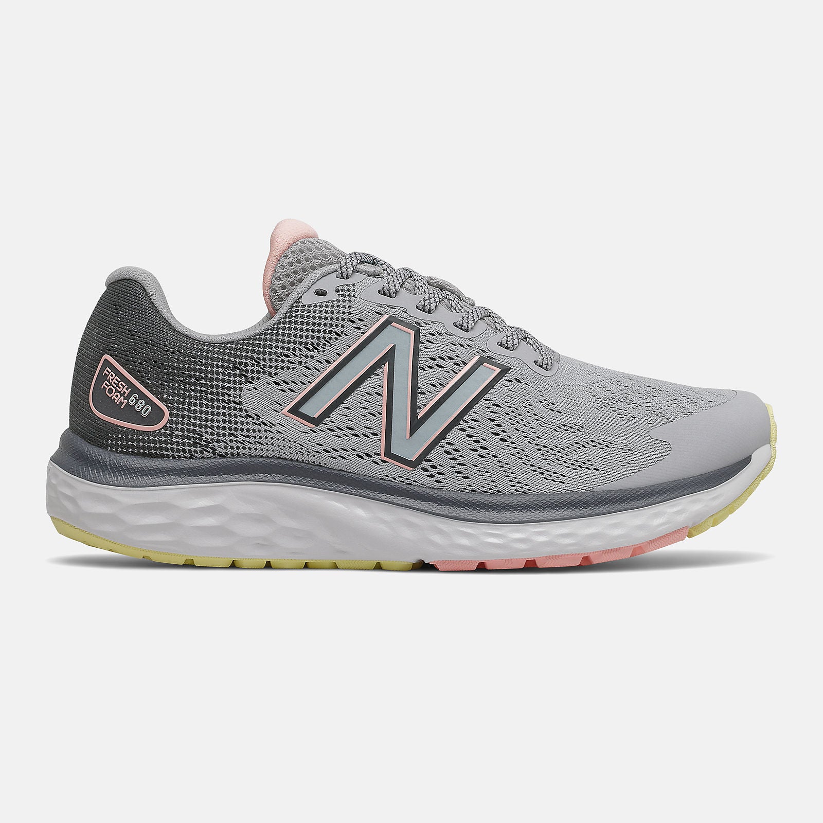 Fresh Foam 680v7 | New Balance Shoes Silver/Thunder - Women