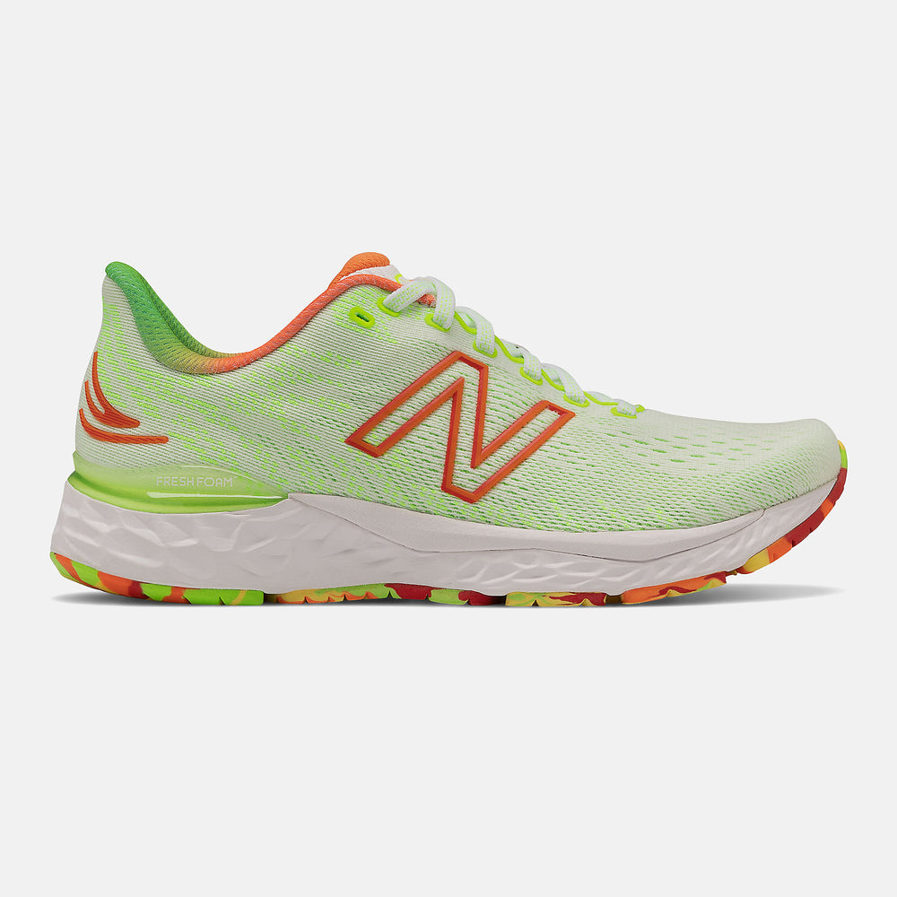 Fresh Foam 880v11 | New Balance Shoes White/Energy Lime - Women