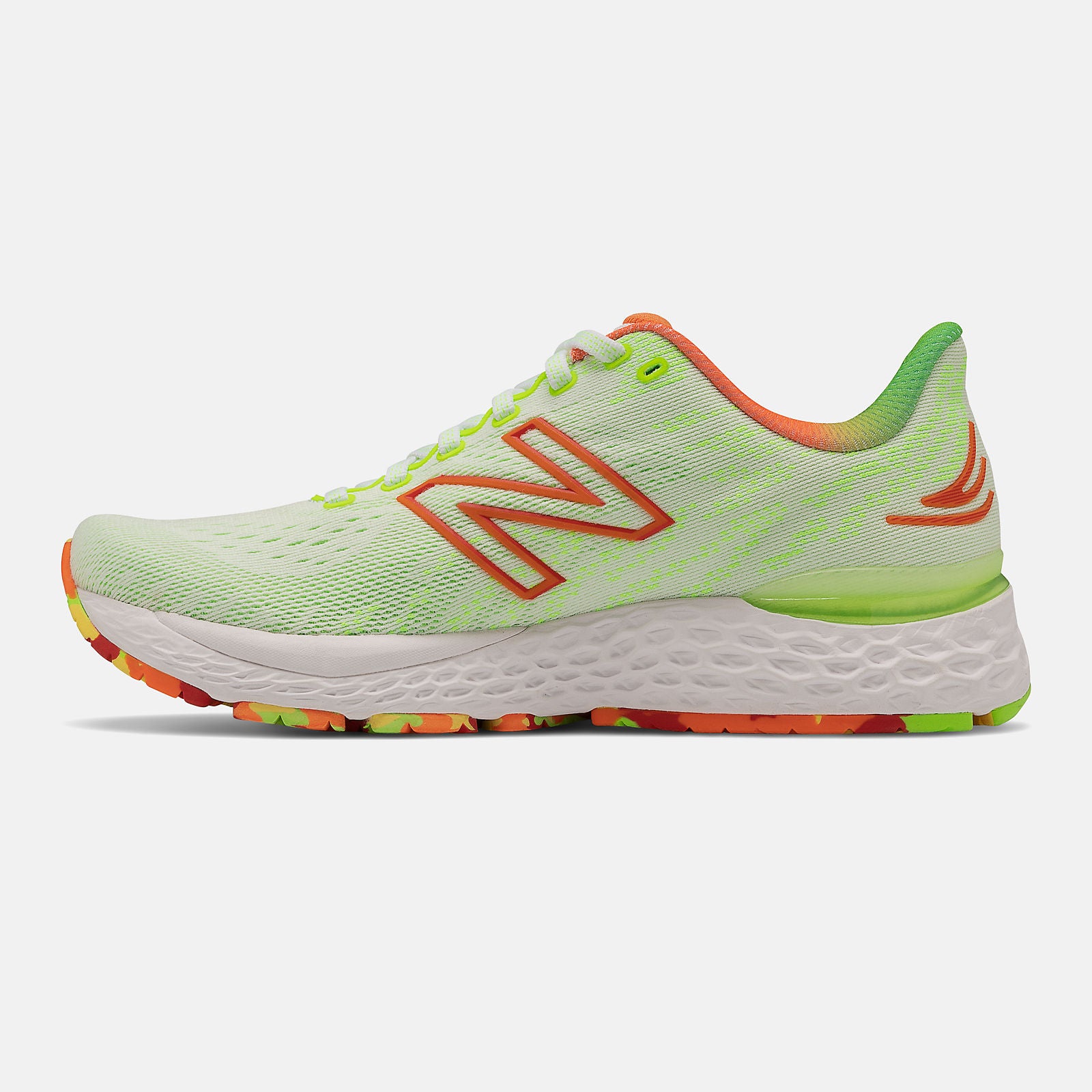Fresh Foam 880v11 | New Balance Shoes White/Energy Lime - Women