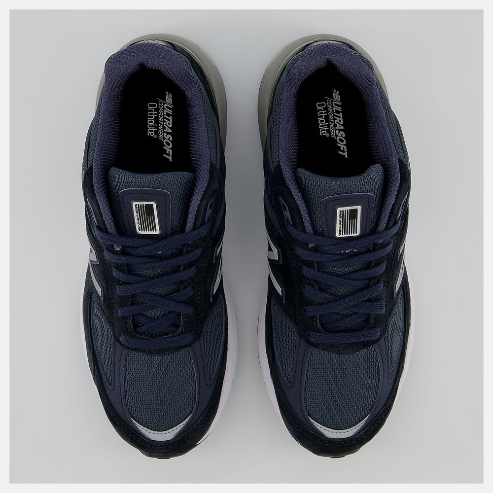 Made in US 990v5 | New Balance Shoes Navy/Silver - Women