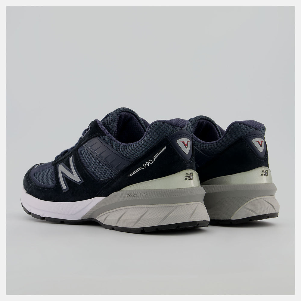 Made in US 990v5 | New Balance Shoes Navy/Silver - Women