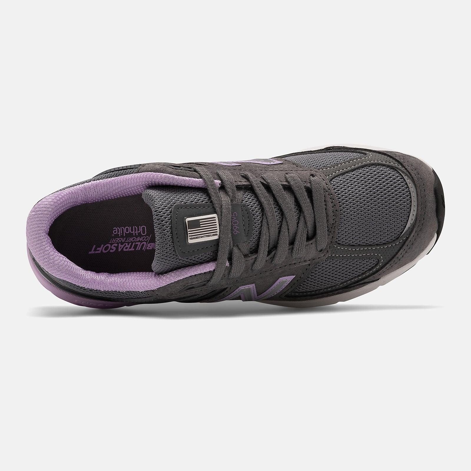 Made IN US 990v5 | New Balance Shoes Lead/Dark Violet Glo - Women
