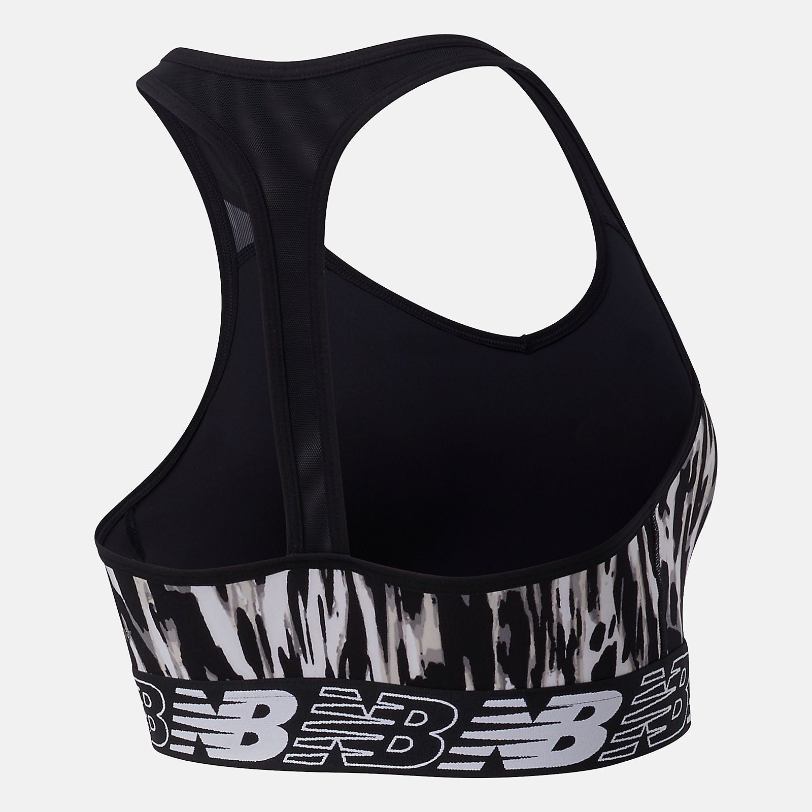 NB Pace Bra Printed 3.0 | New Balance Clothing White/Black - Women