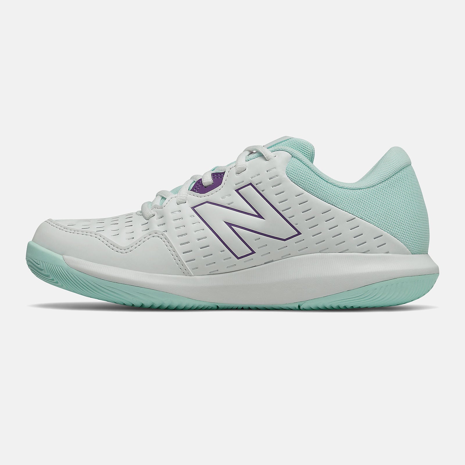 696v4 | New Balance Shoes White/White Mint - Women