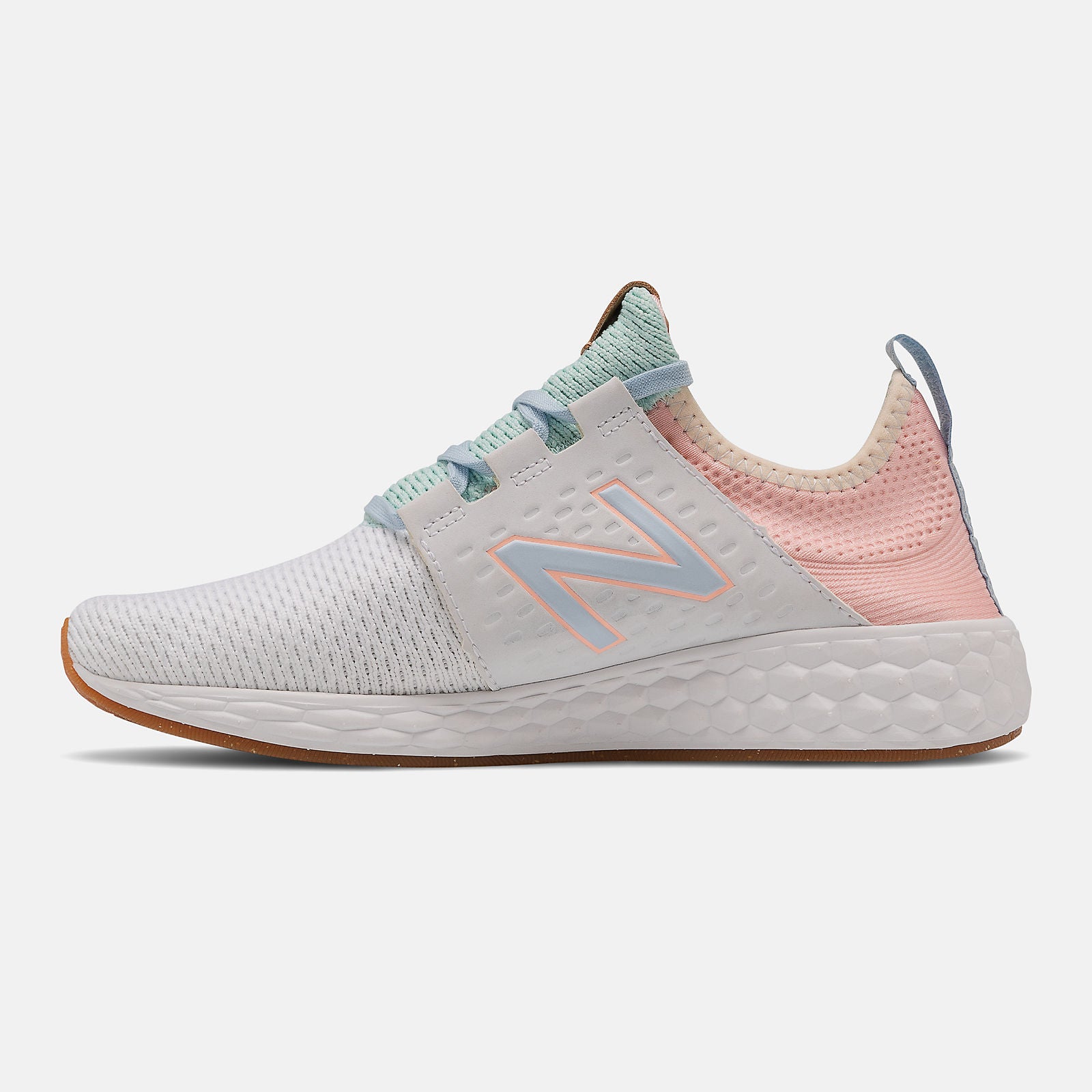 Fresh Foam Cruzv1 Reissue | New Balance Shoes White/Cloud Pink - Women