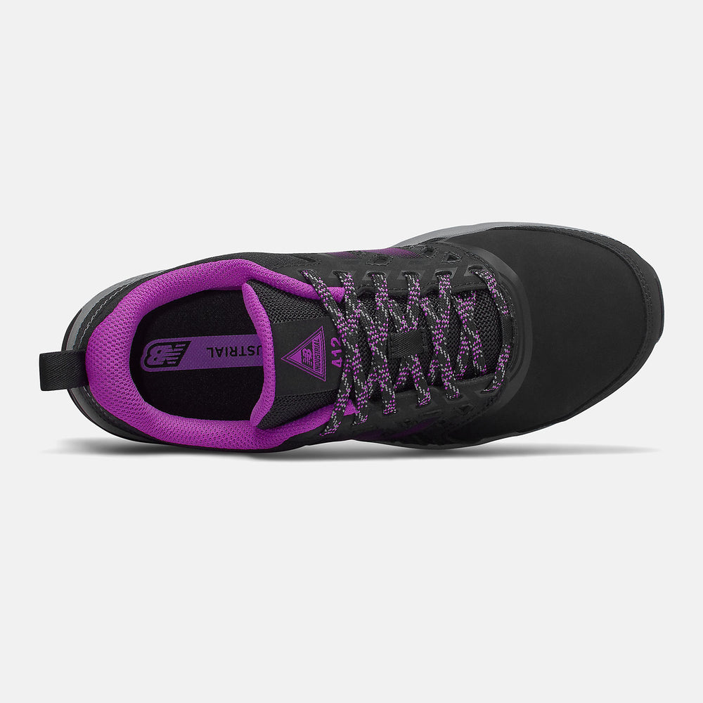 412 Alloy Toe | New Balance Shoes Black/Purple - Women