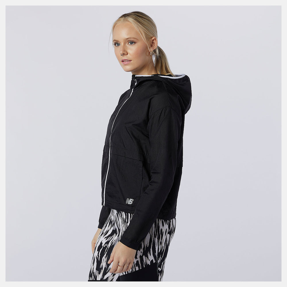 Impact Run Light Pack Jacket | New Balance Clothing Black - Women
