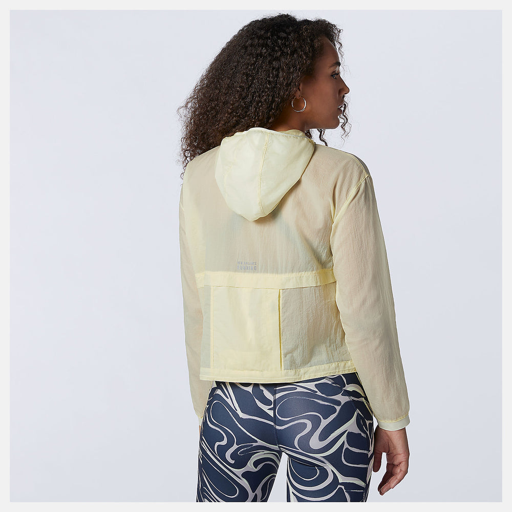 Impact Run Light Pack Jacket | New Balance Clothing Clear Yellow - Women