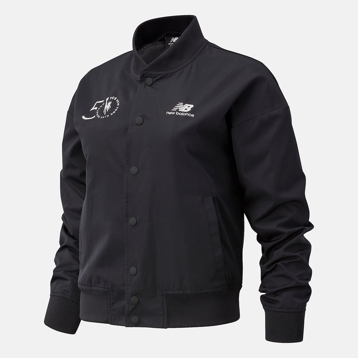 NYC Marathon Essentials Core Bomber Jacket | New Balance Clothing Black - Women