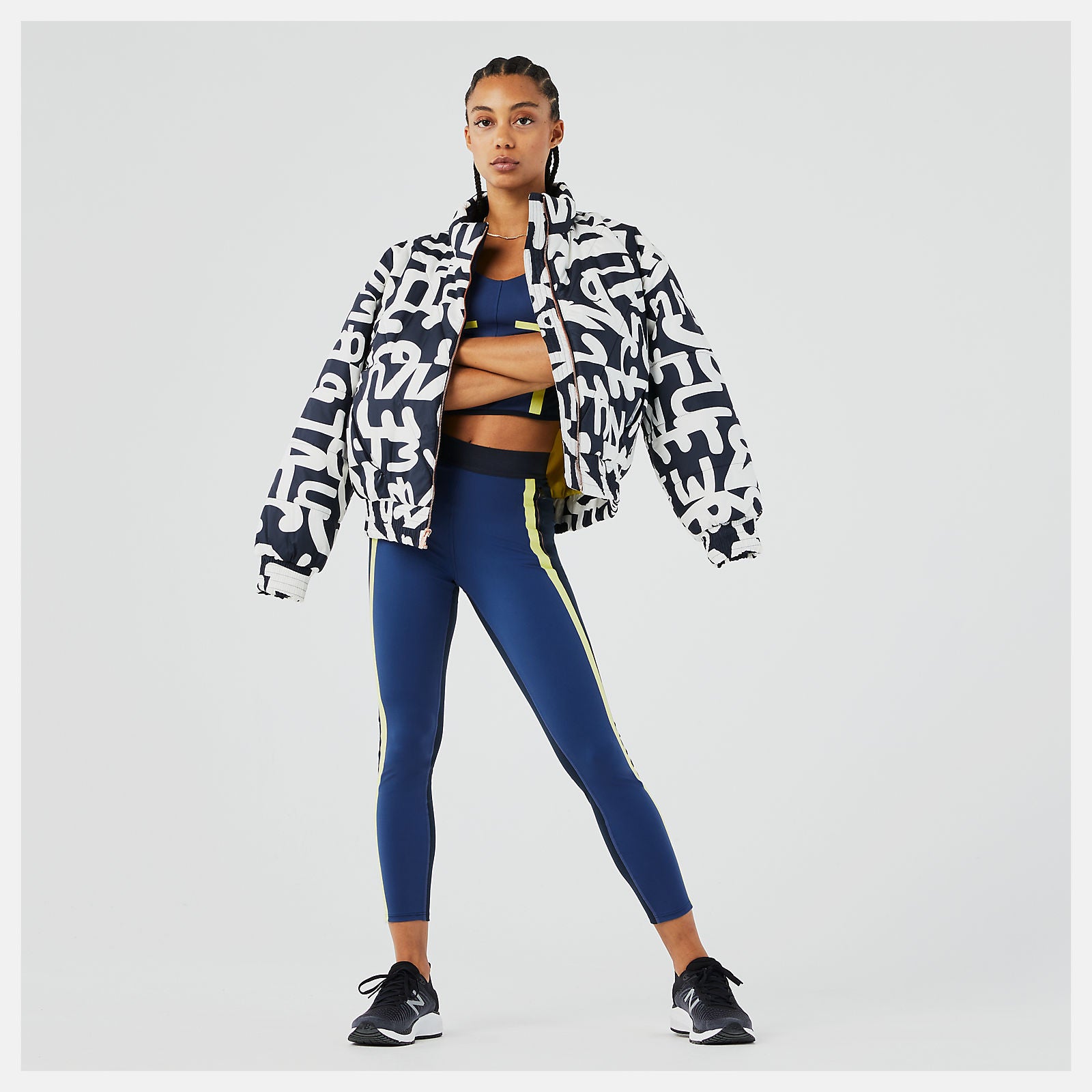 Determination Packable Printed Quilted Jacket | New Balance Clothing Eclipse - Women