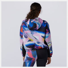 NB Athletics Printed Anorak Jacket | New Balance Clothing White Print - Women