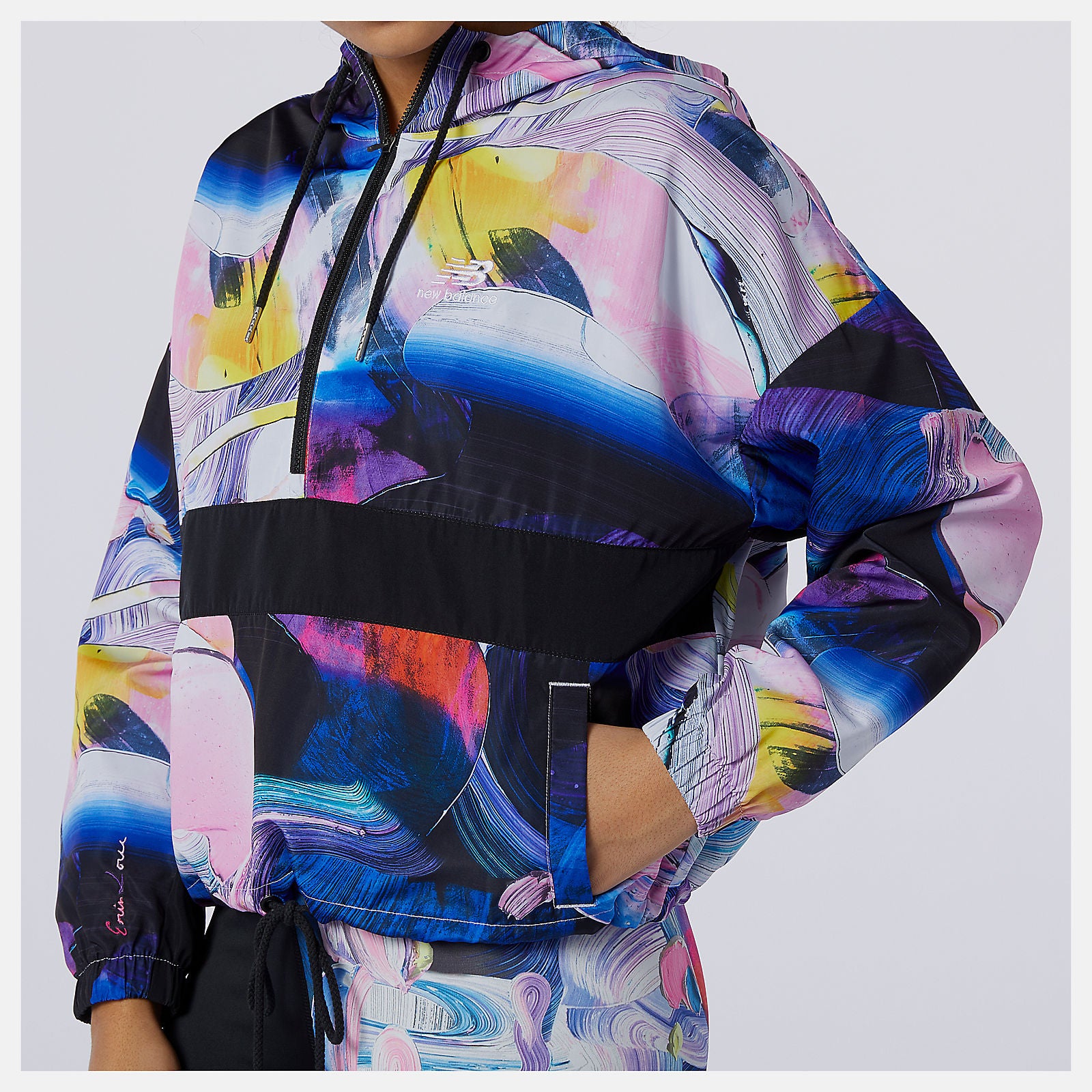 NB Athletics Printed Anorak Jacket | New Balance Clothing White Print - Women