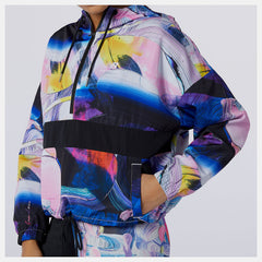NB Athletics Printed Anorak Jacket | New Balance Clothing White Print - Women
