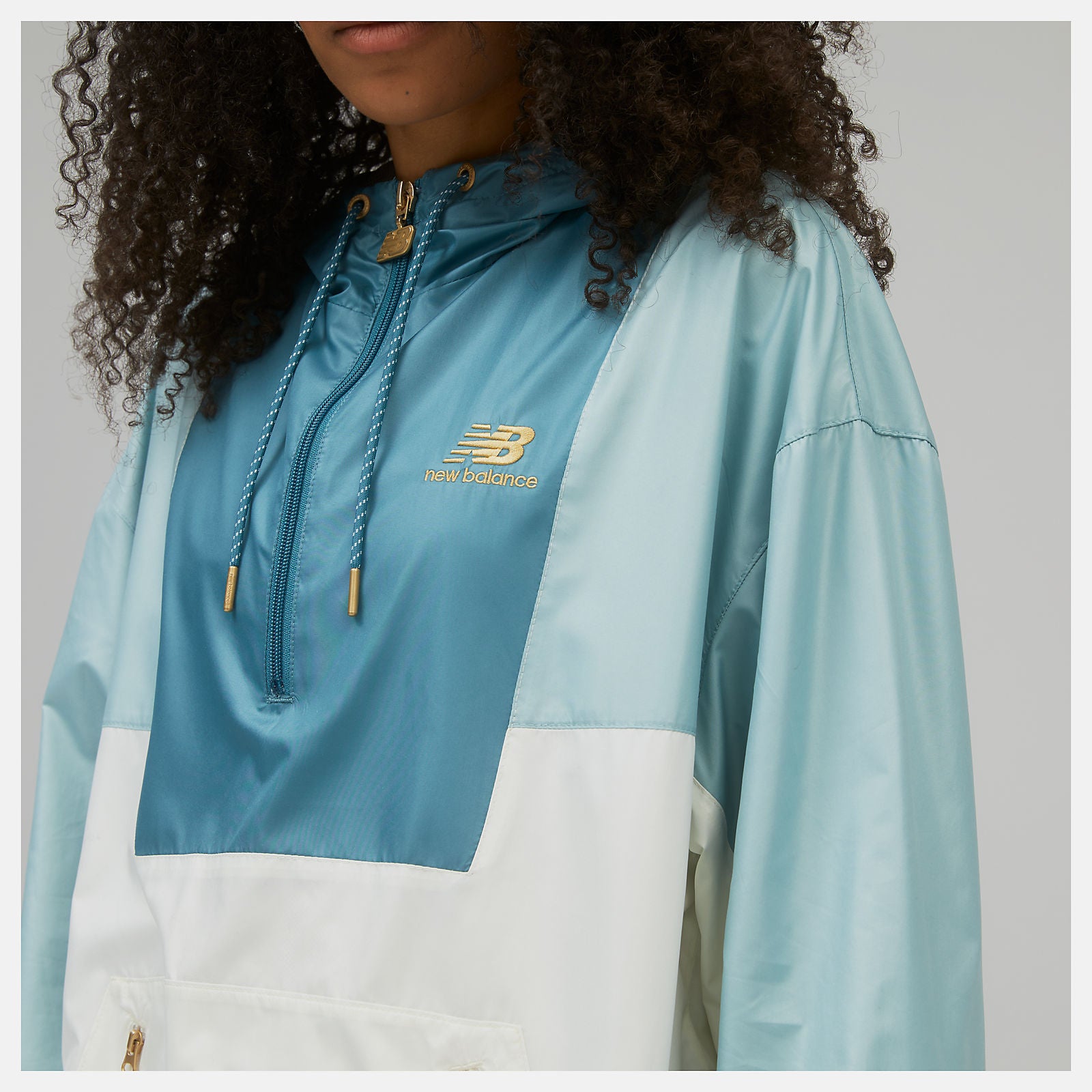 NB Athletics Higher Learning Anorak | New Balance Clothing Storm Blue - Women
