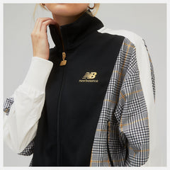 NB Athletics Higher Learning Stripe Track Jacket | New Balance Clothing Black - Women