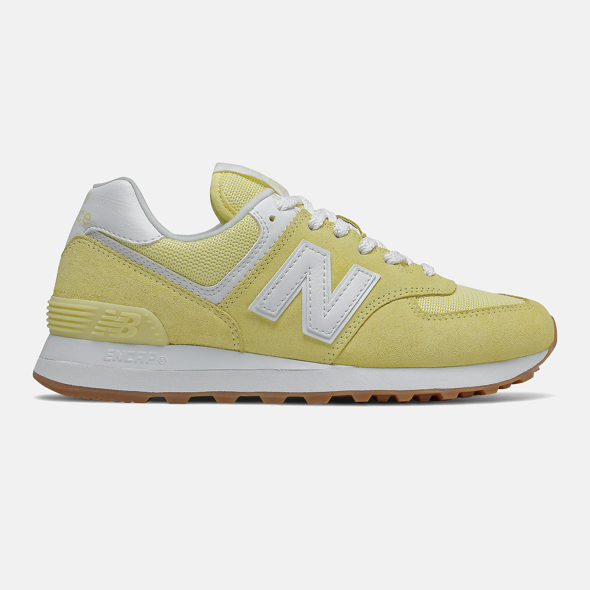 574 | New Balance Shoes Lemon Haze/White - Women