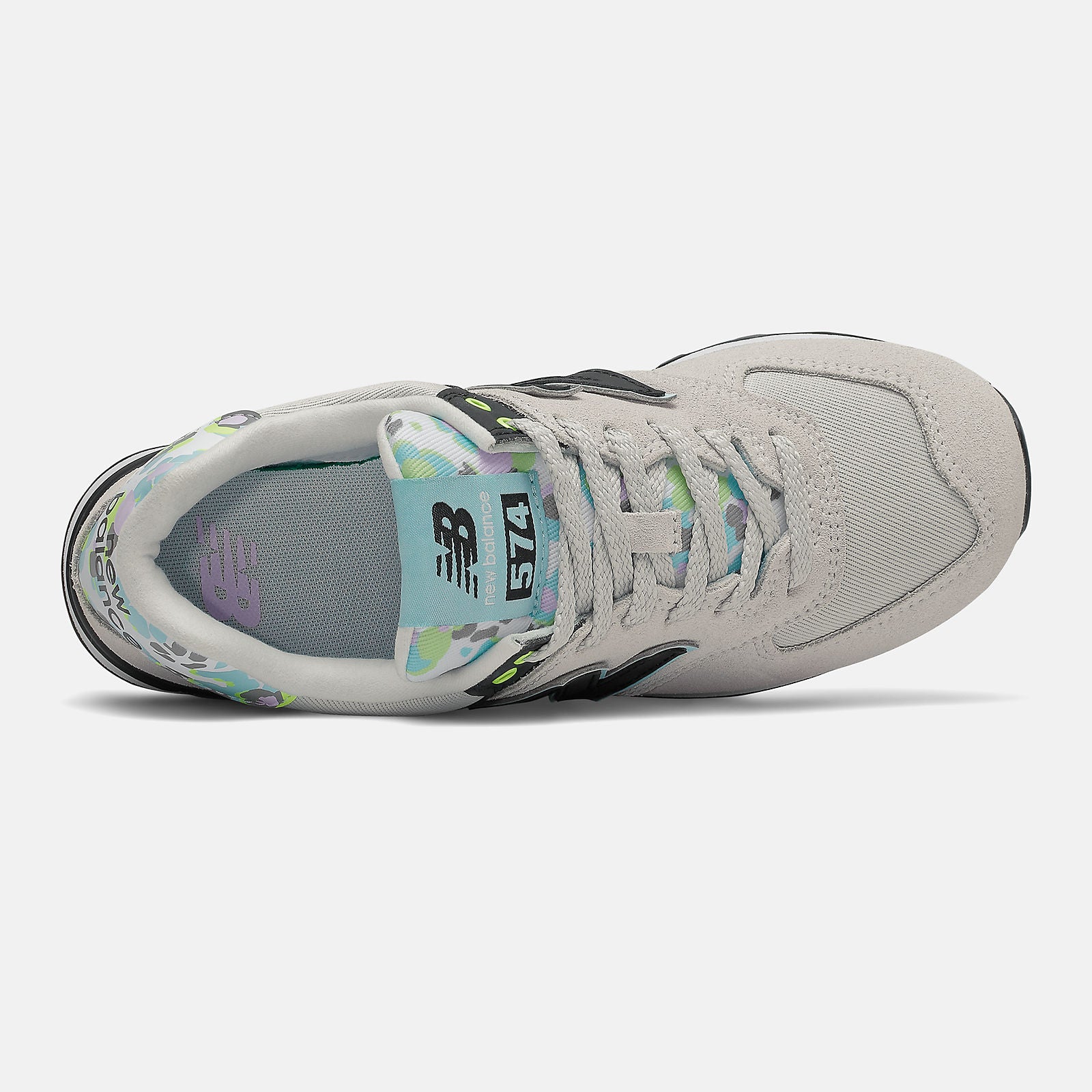 574 | New Balance Shoes Rain Cloud/Blue - Women