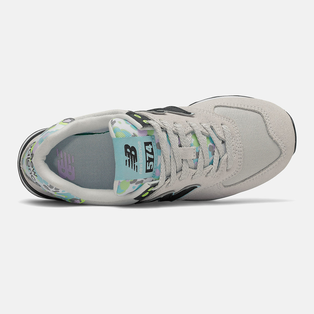 574 | New Balance Shoes Rain Cloud/Blue - Women