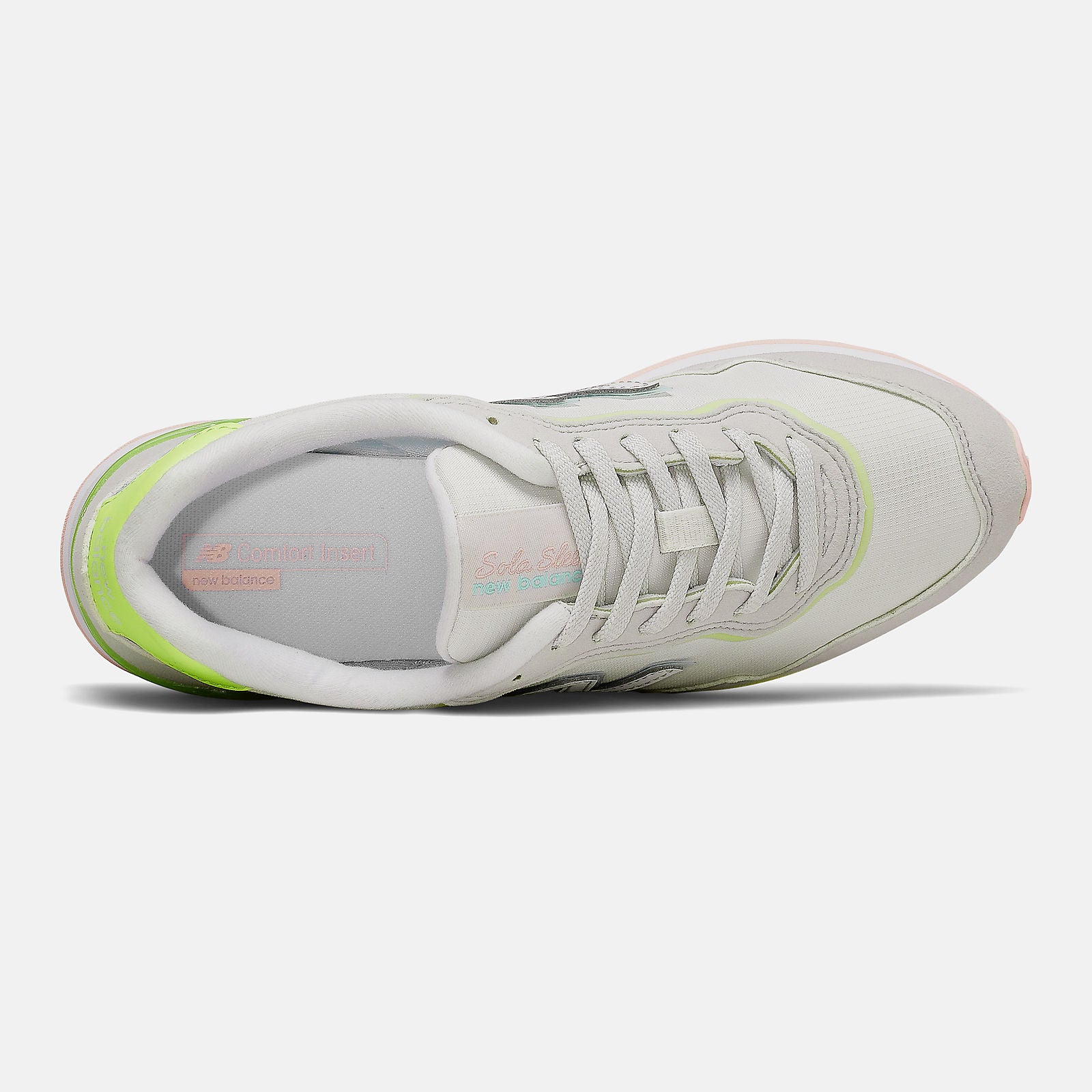 Sola Sleek | New Balance Shoes Nimbus Cloud/Bleached Lime Glo - Women