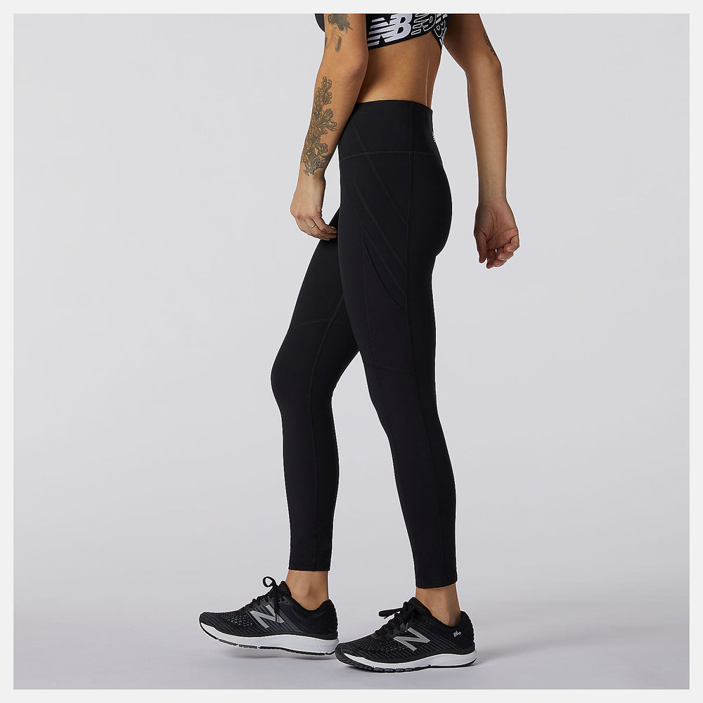 Transform 7/8 NBSleek Tight | New Balance Clothing Black - Women