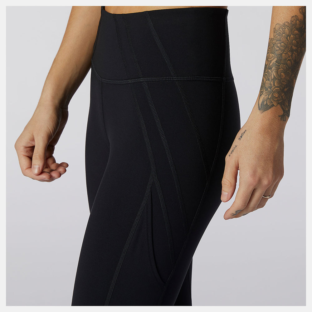 Transform 7/8 NBSleek Tight | New Balance Clothing Black - Women