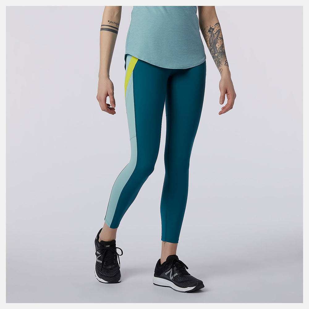Transform 7/8 NBSleek Tight | New Balance Clothing Mountain Teal - Women