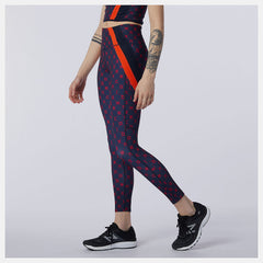 Transform 7/8 NBSleek Printed Tight | New Balance Clothing Blaze - Women