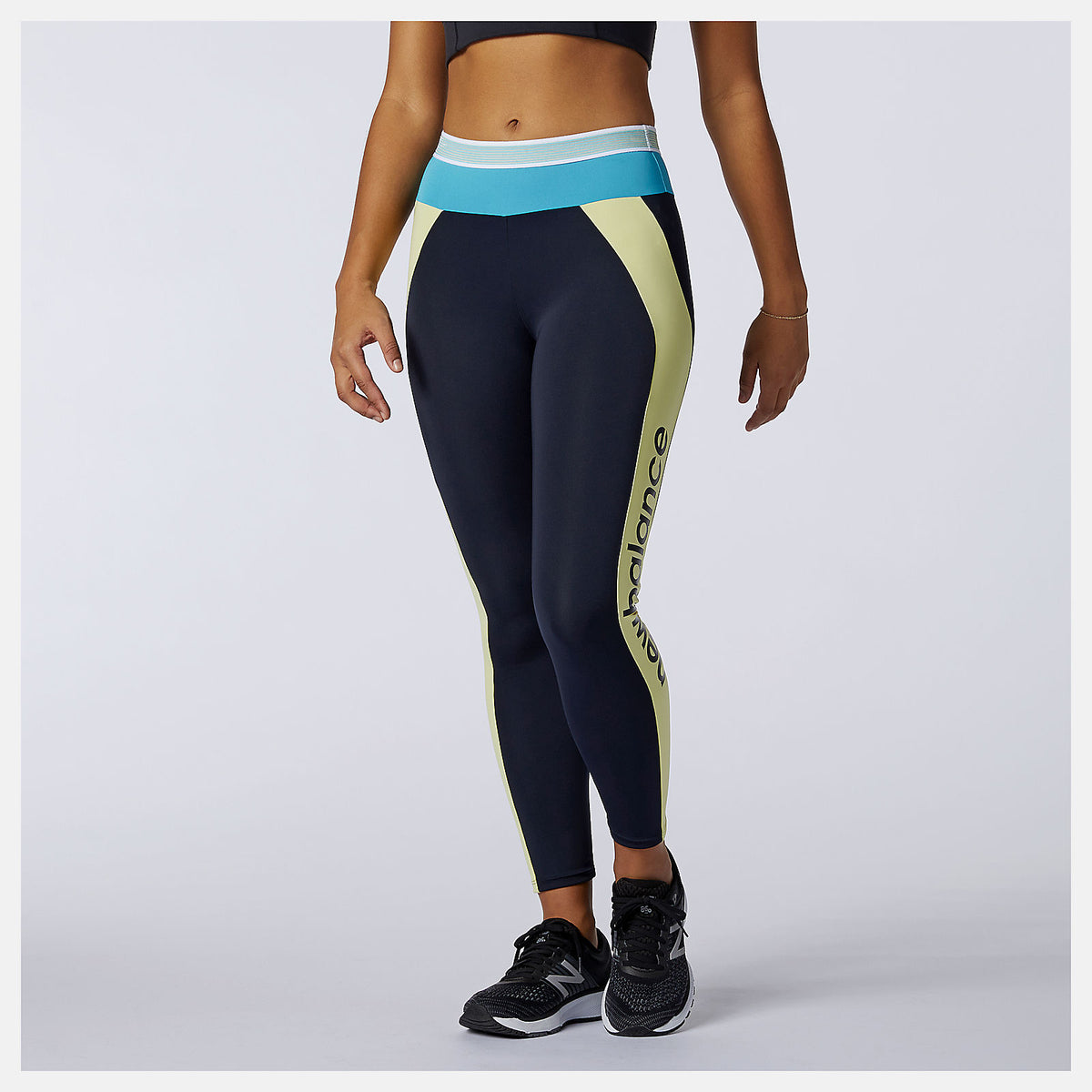 Achiever Remix High Rise 7/8 Tight | New Balance Clothing Yellow - Women